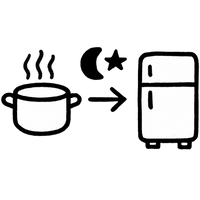 Make sauce ahead illustration